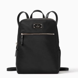 Kate Spade Hilo Blake Avenue Black Nylon Backpack